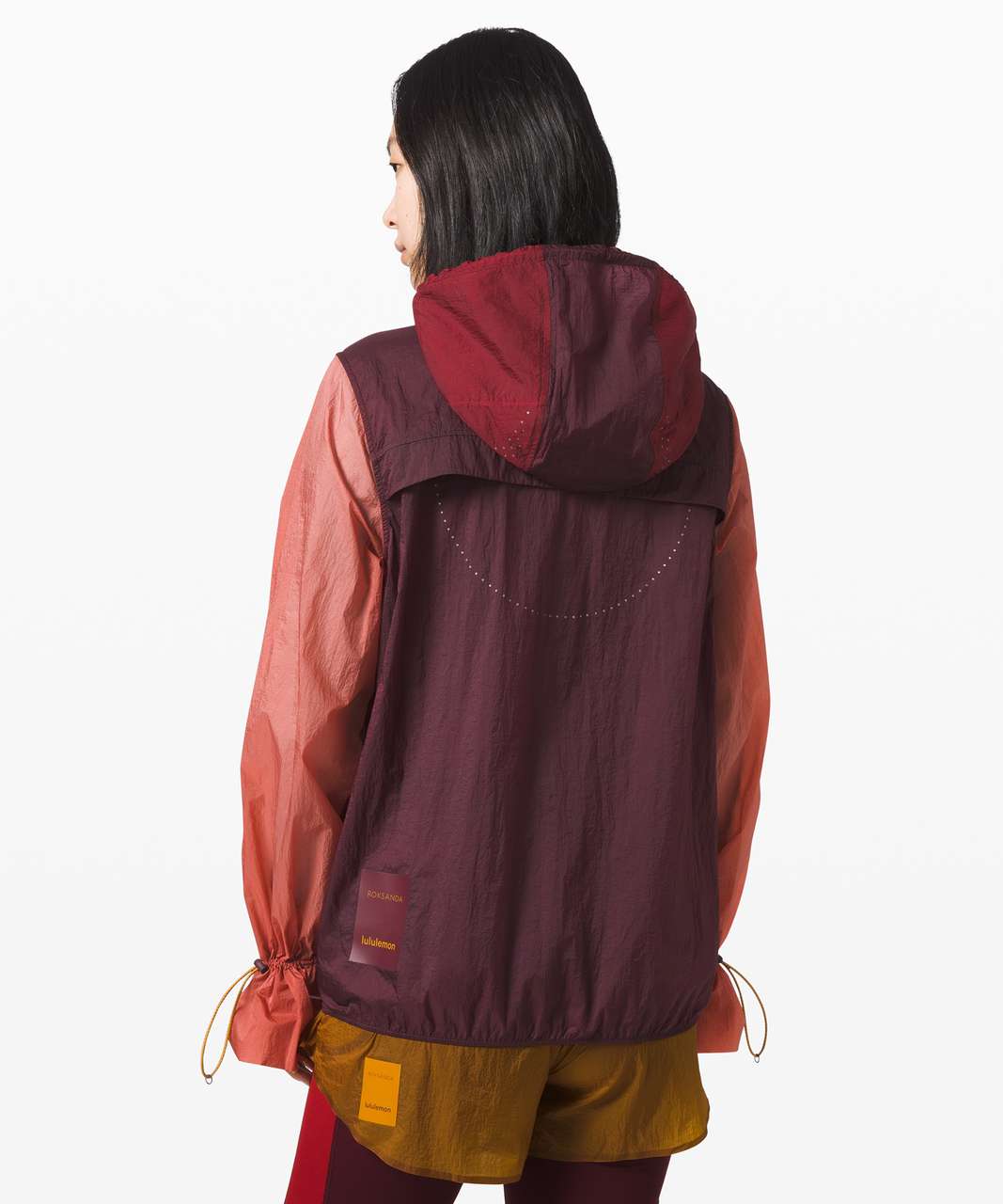 Lululemon Break New Ground 1/2 Zip *lululemon x Roksanda - Garnet / Rustic Coral / Caliente