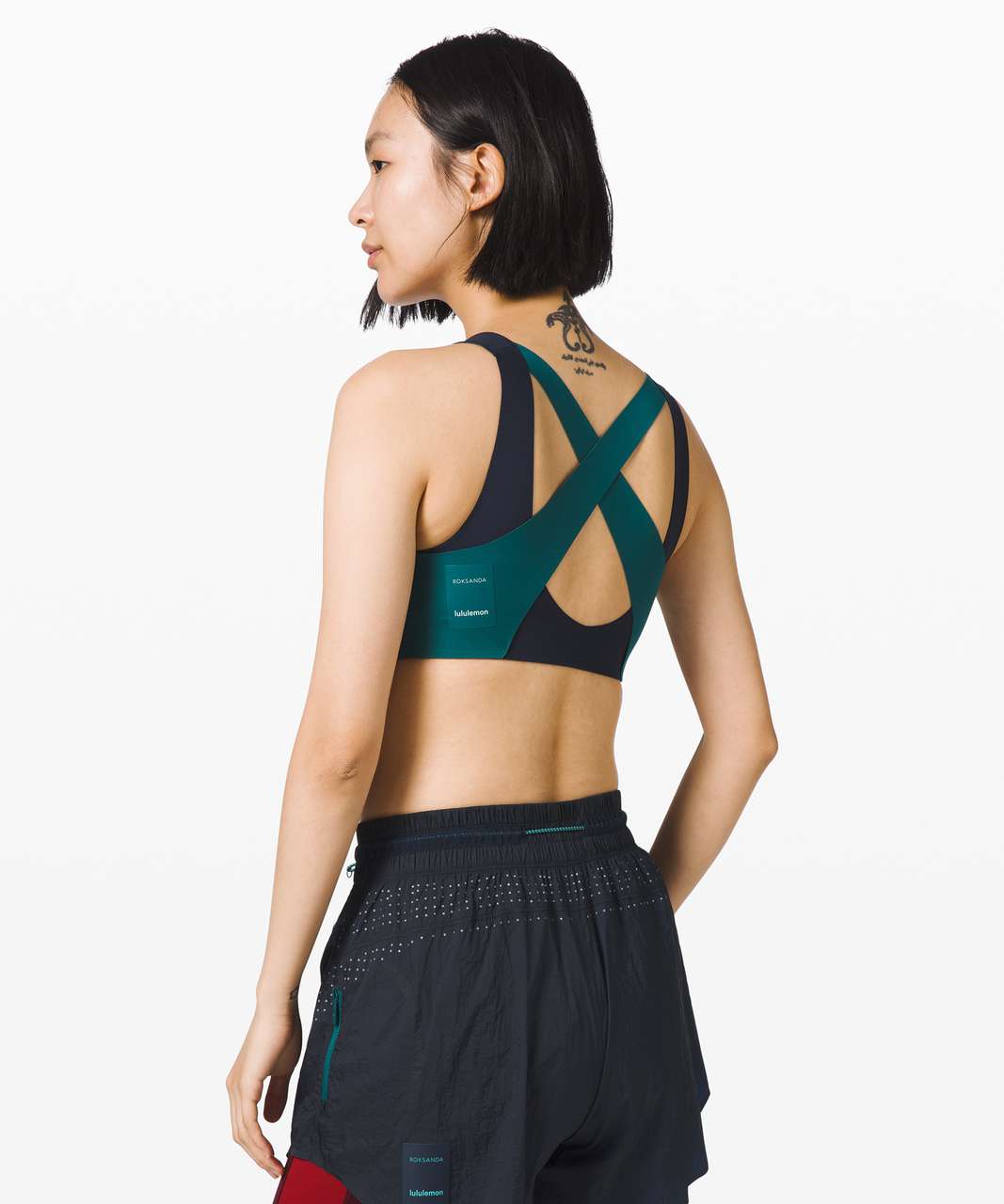 Lululemon Break New Ground Enlite Bra*High Support, A–E Cups - True Navy / Emerald