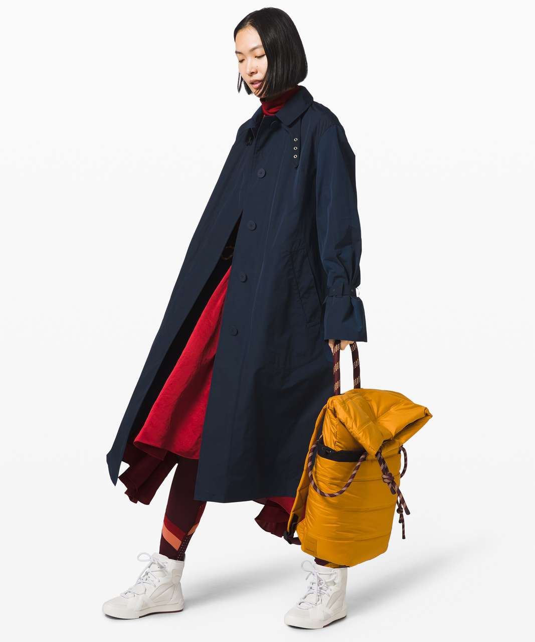 Lululemon Face Forward Trench Coat *lululemon x Roksanda - True Navy ...