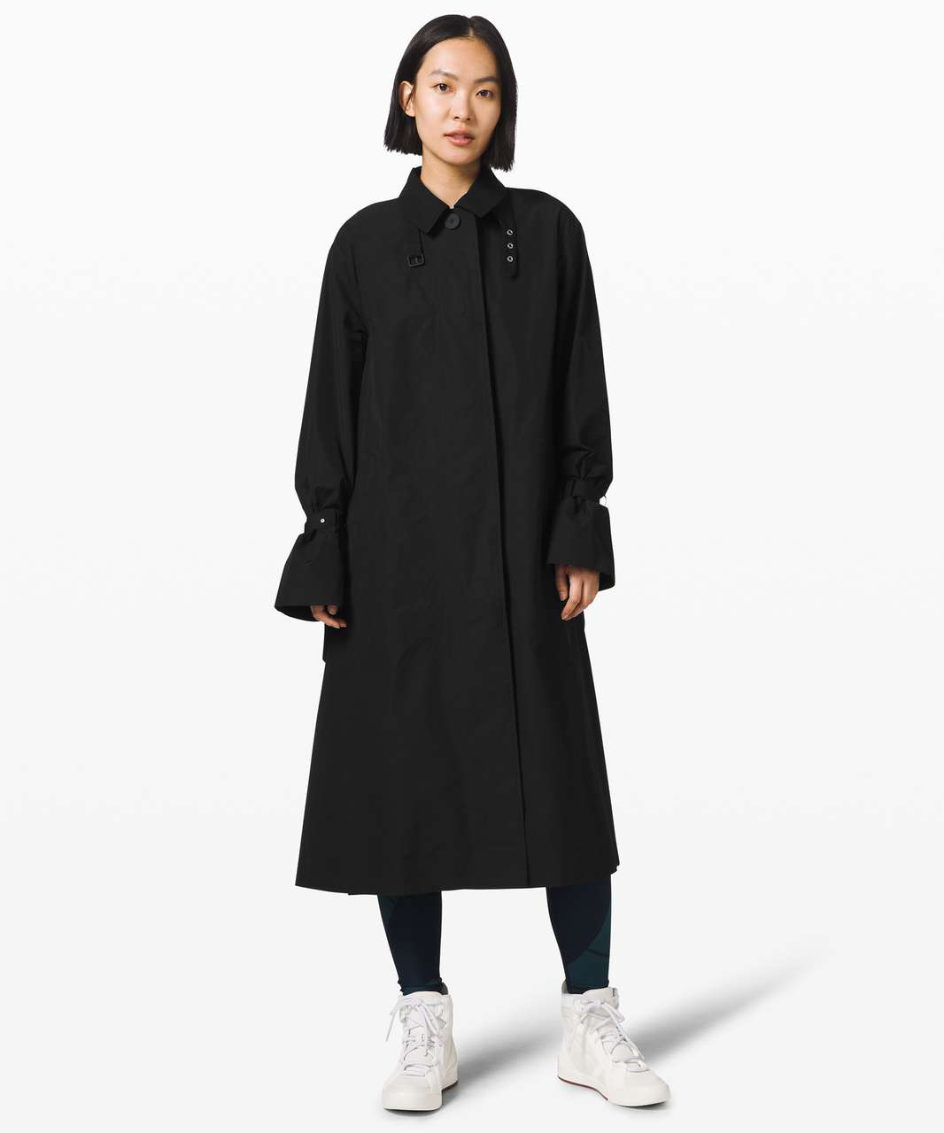 Lululemon Face Forward Trench Coat *lululemon x Roksanda - Black - lulu ...