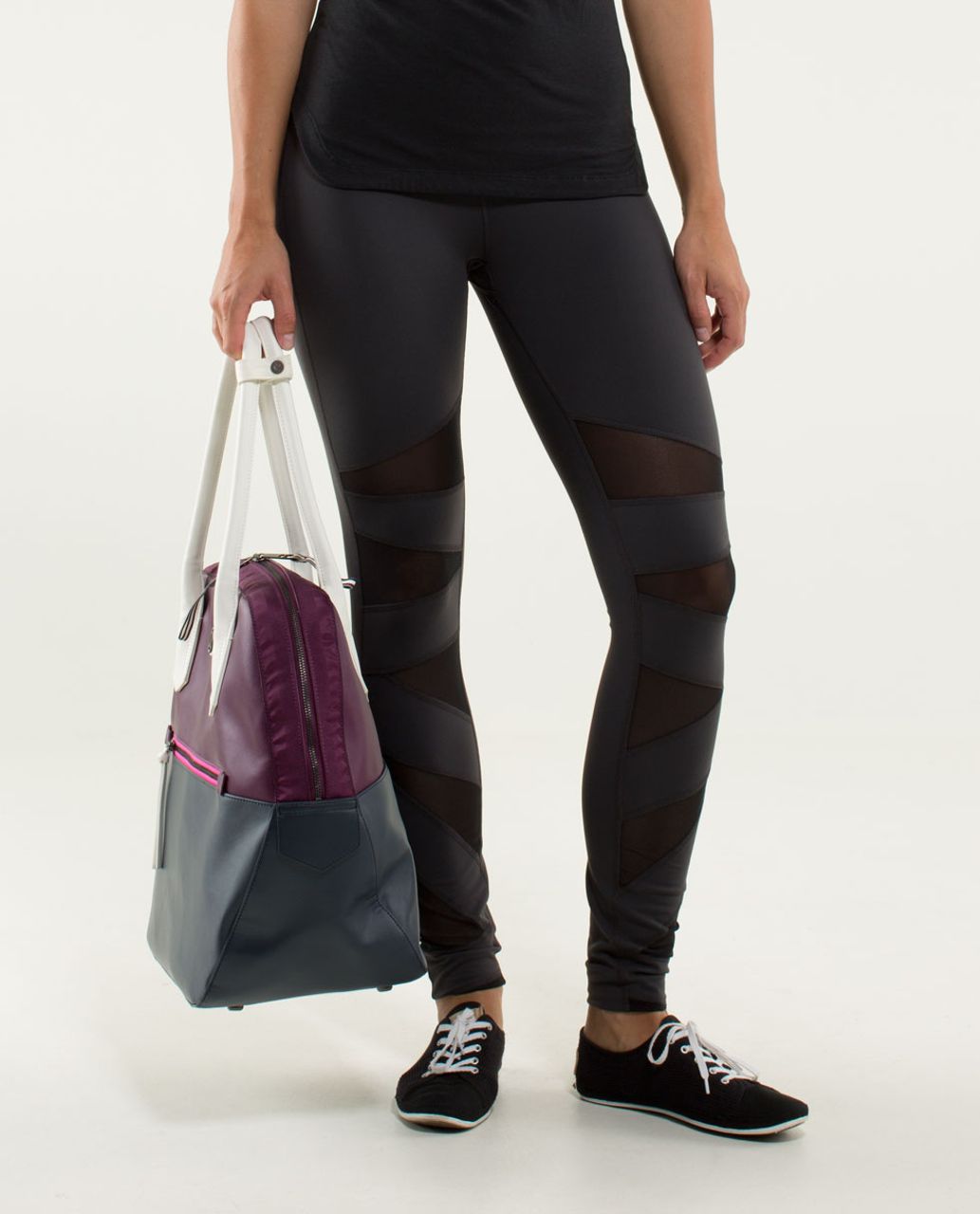 Lululemon Tech Mesh Tight - Soot / Black