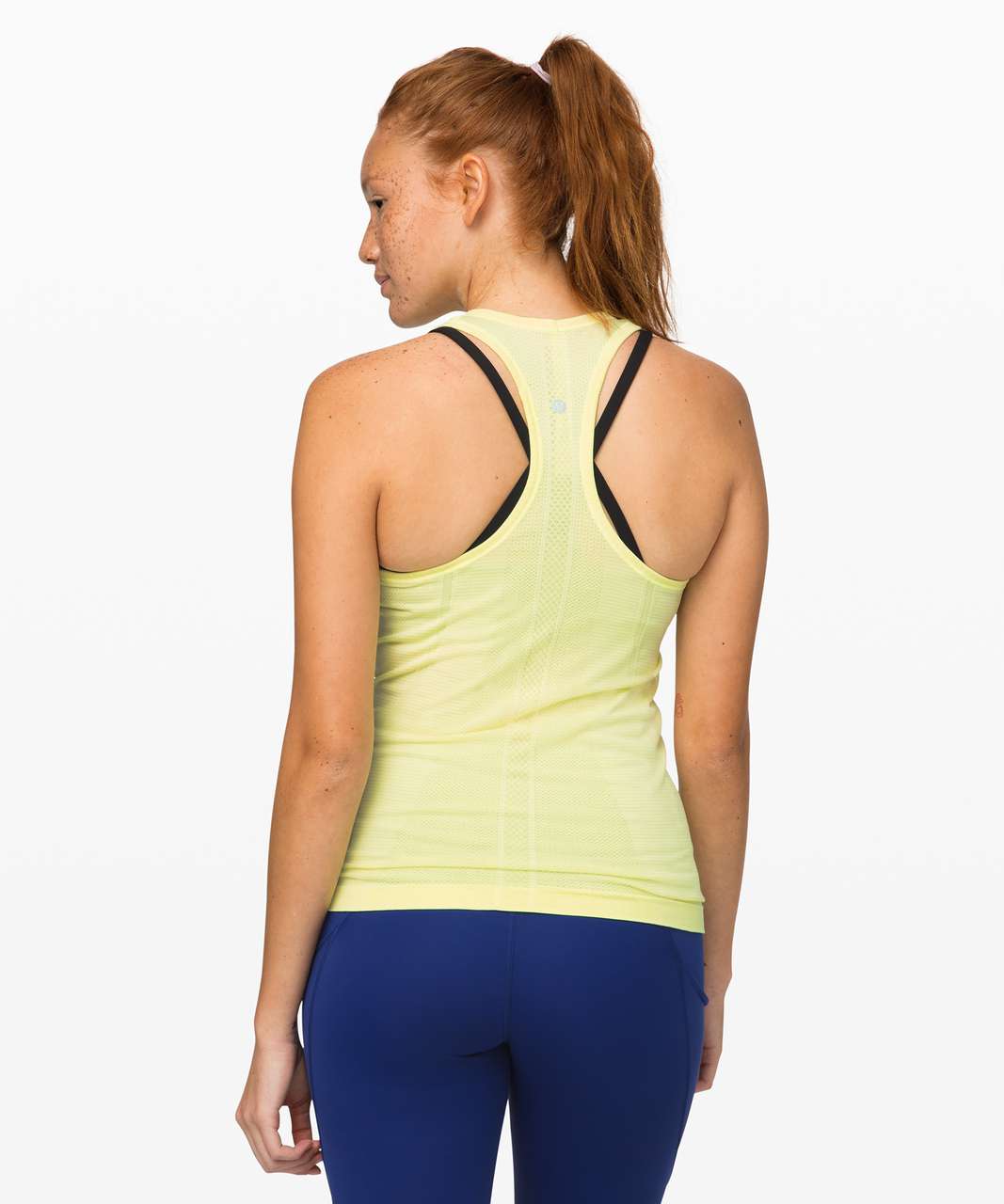 Lululemon Swiftly Tech Racerback - Florid Flash / White