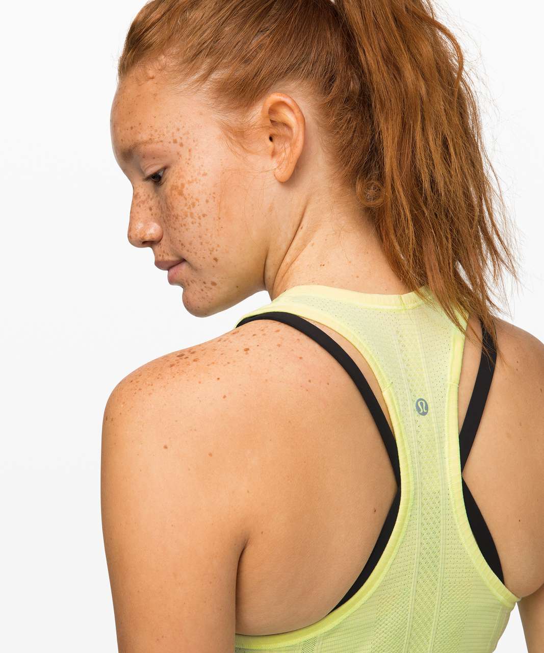 Lululemon Swiftly Tech Racerback - Florid Flash / White