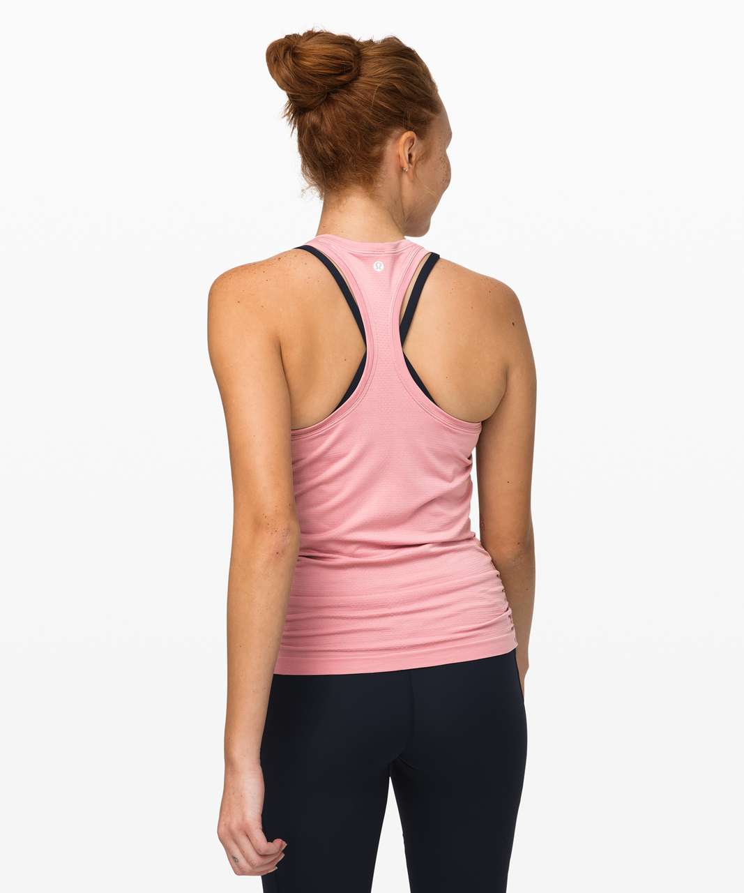 Lululemon Swiftly Speed Tank *Cinch - Pink Taupe / Pink Taupe