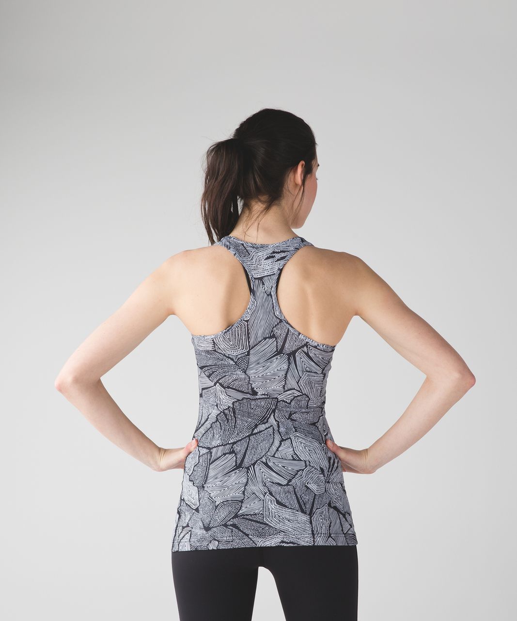 Lululemon Cool Racerback - Dottie Tribe White Black