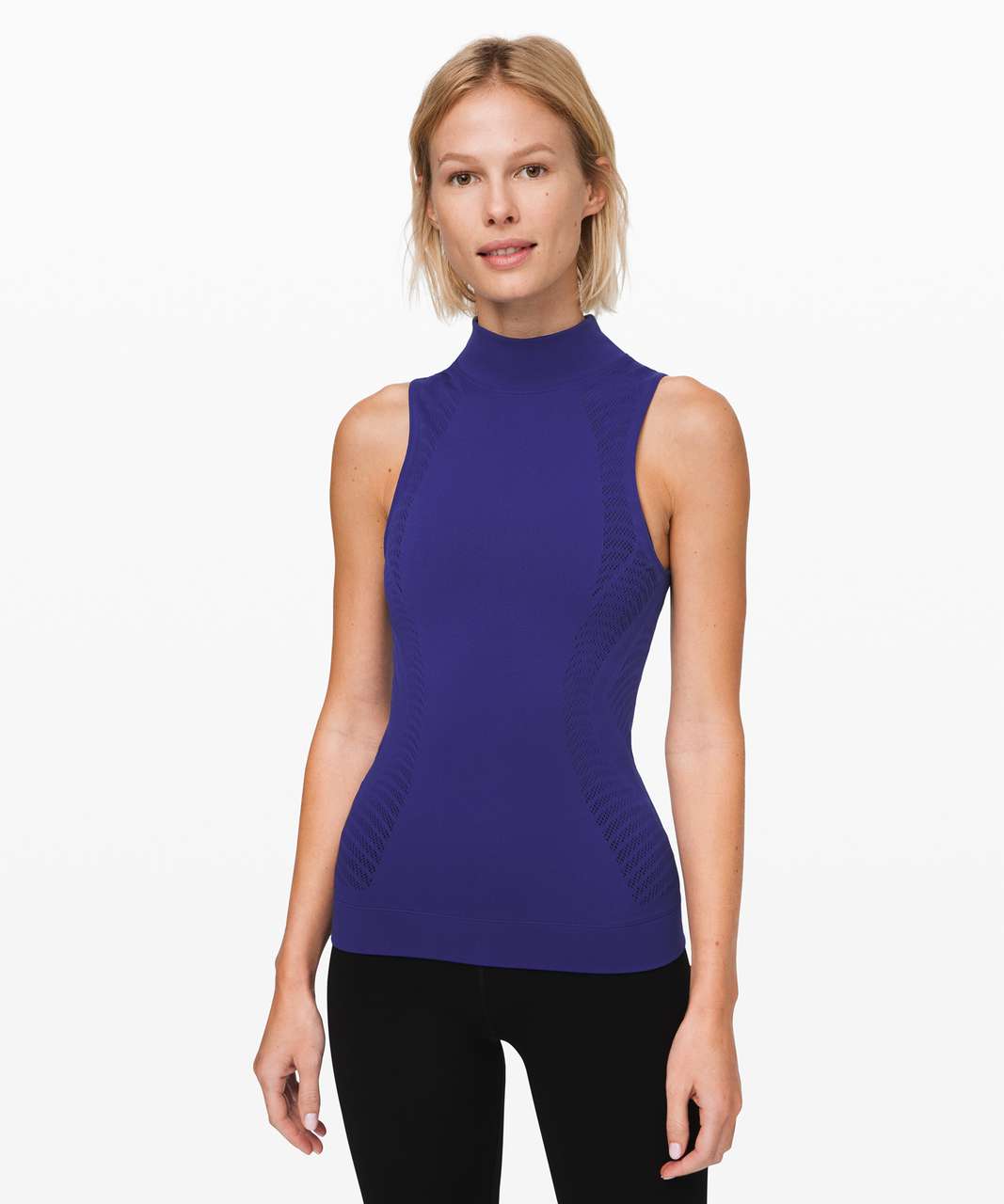 Lululemon Reveal Mock Neck Tank *Aurora - Larkspur