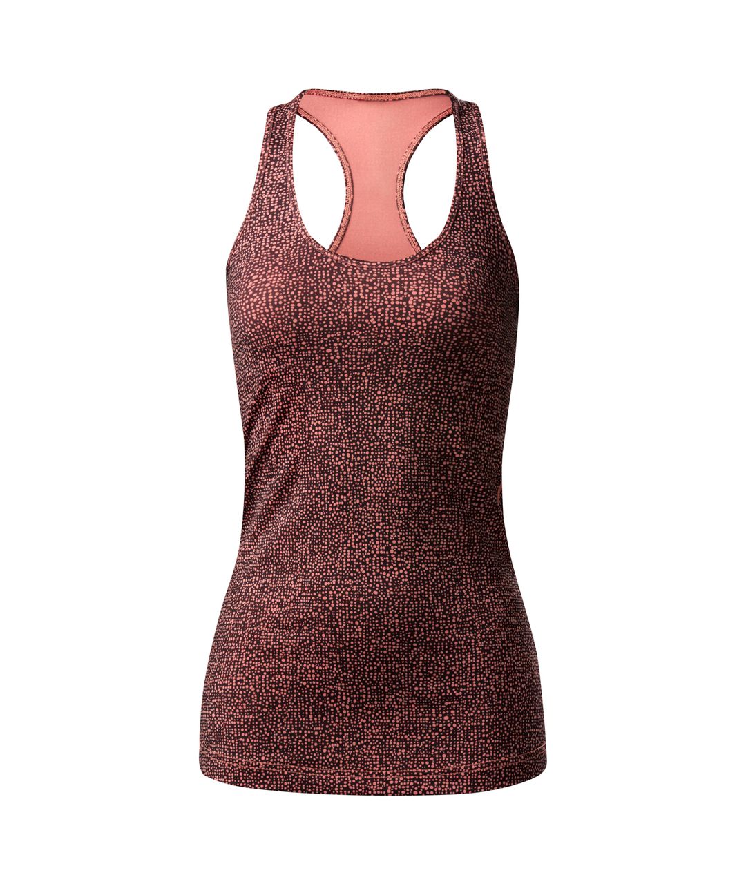 Lululemon Cool Racerback - Bubbles Sunny Coral Deep Coal