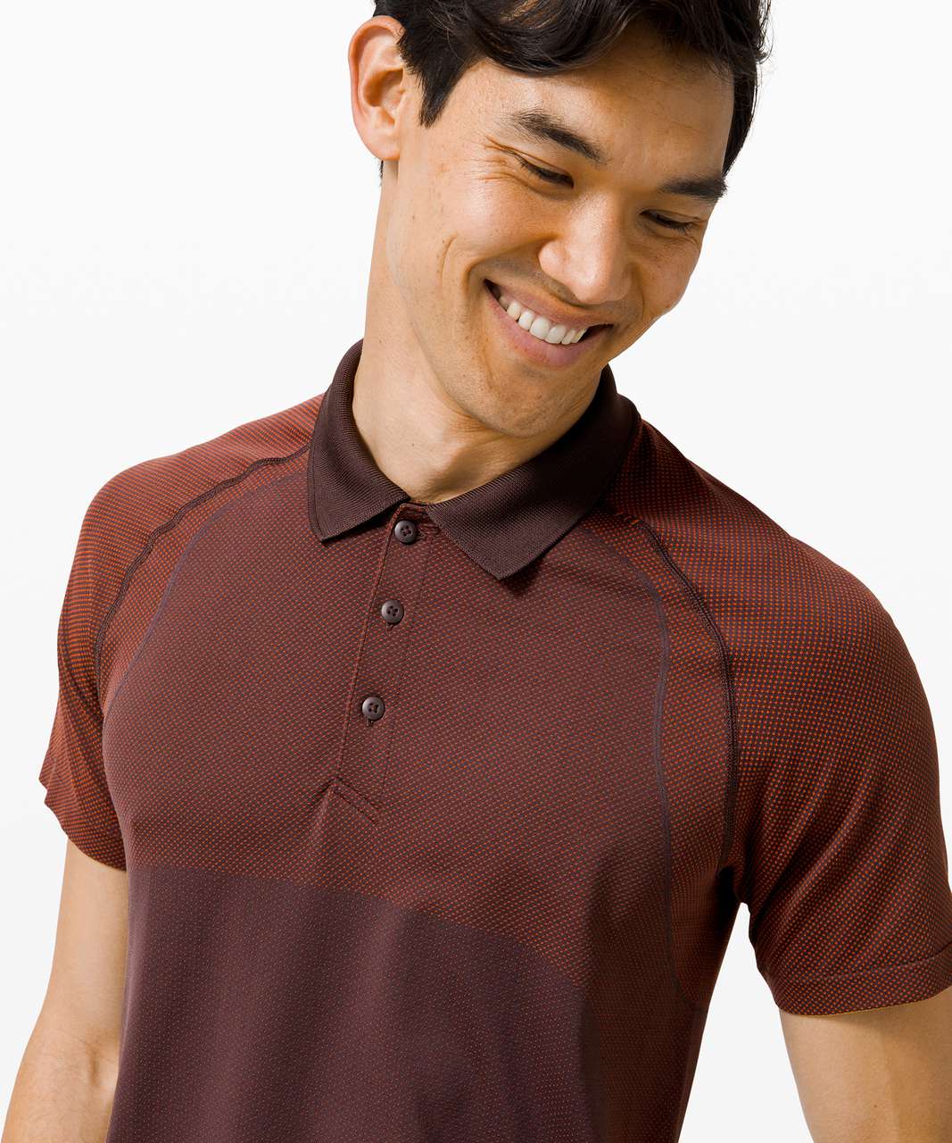 Lululemon Metal Vent Tech Polo 2.0 - Magma / Sequoia