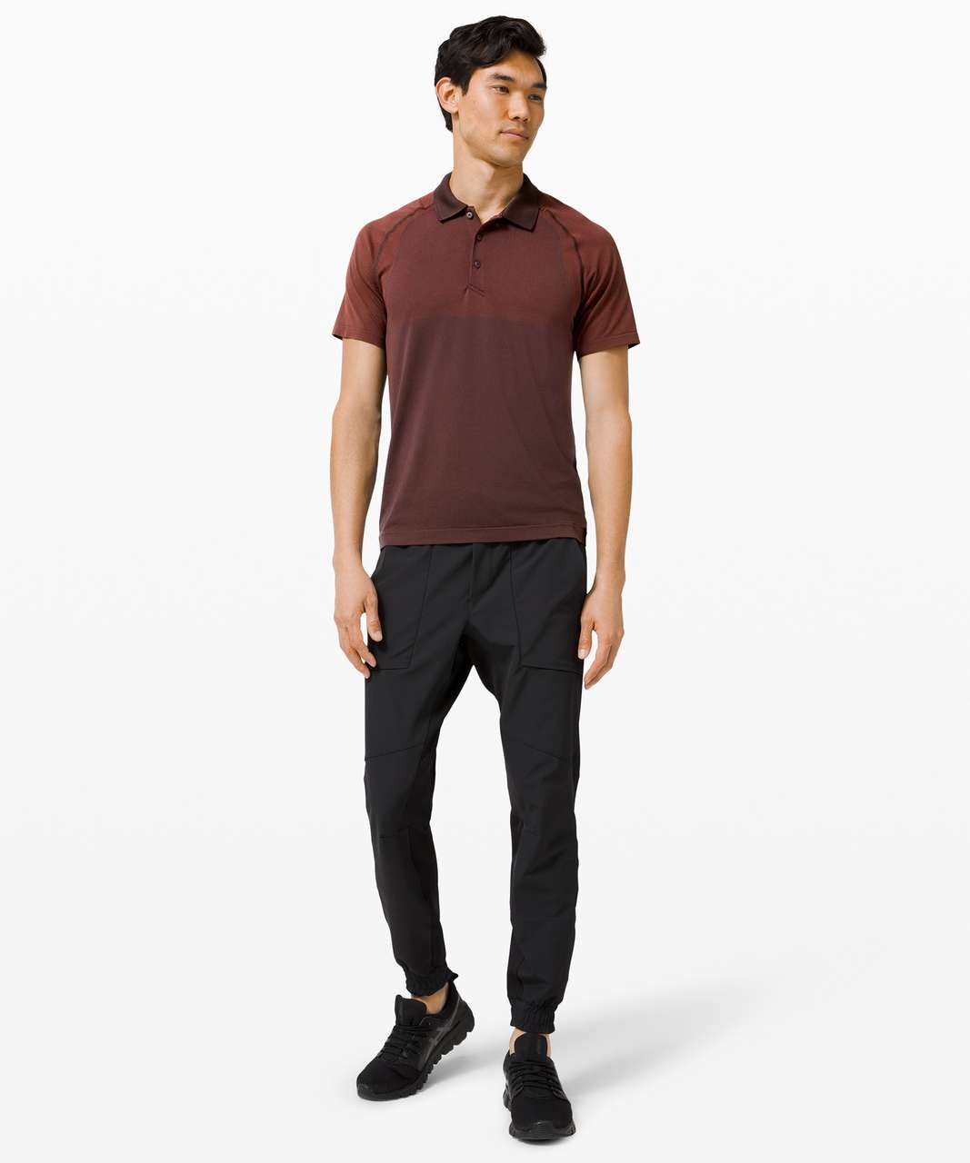 Lululemon Metal Vent Tech Polo 2.0 - Magma / Sequoia