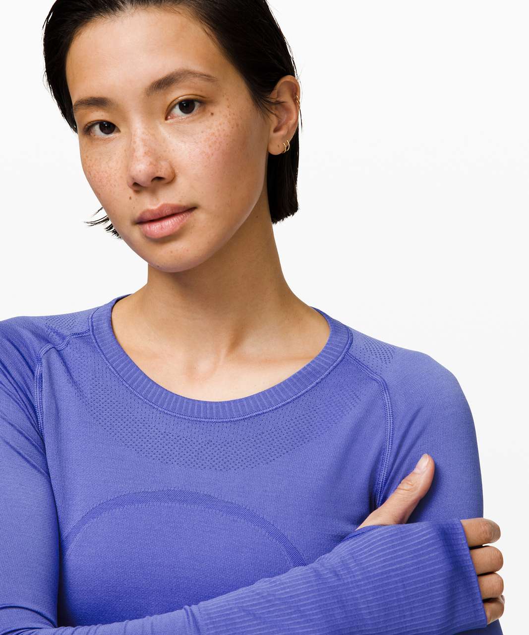 Lululemon Swiftly Tech Long Sleeve Crew - Violet Viola / Violet Viola