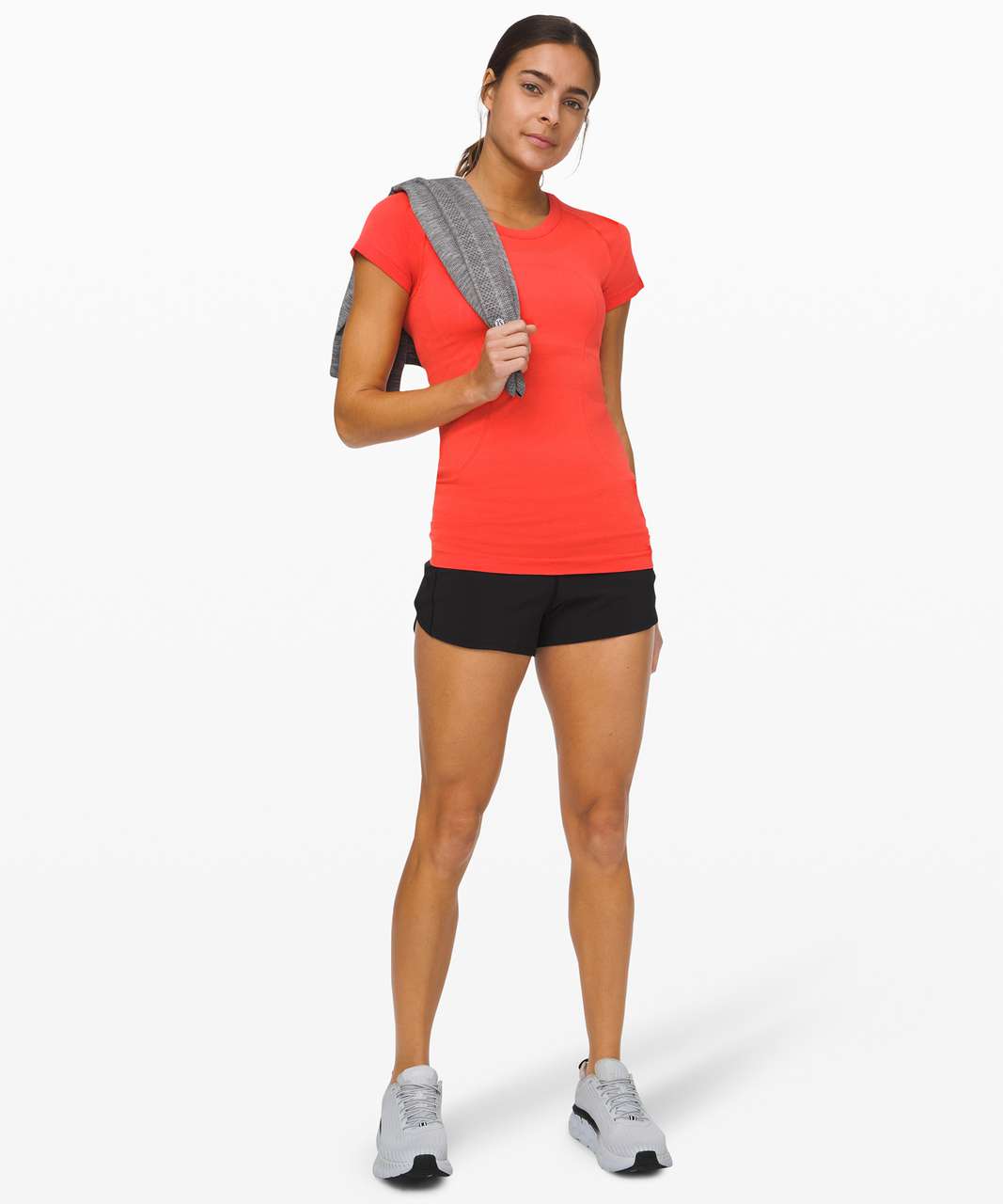 Lululemon Swiftly Tech Short Sleeve Crew - Thermal Red / Thermal Red