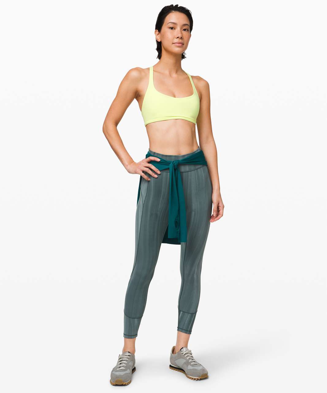 Lululemon Free To Be Bra Wild*light Support, A/b Cup In Florid Flash
