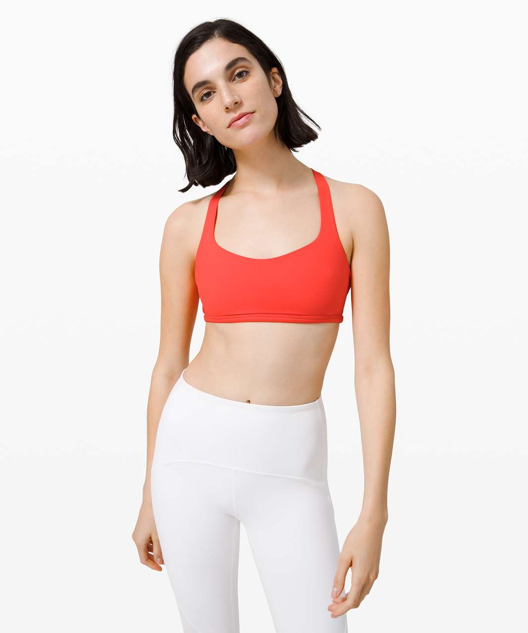 Lululemon Free To Be Bra Wild - Thermal Red