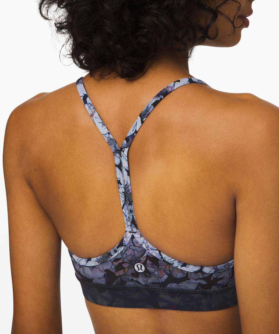 Lululemon Flow Y Bra Nulu *Light Support, B/C Cup - Nightfall Blossom Multi Flow Y Loungline Bra Nulu