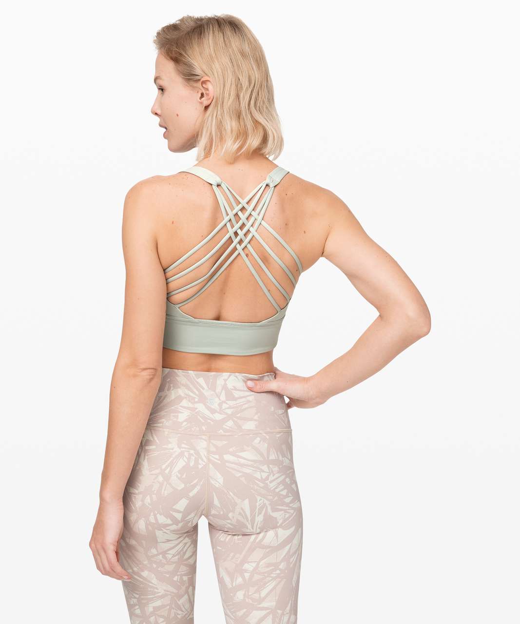 Lululemon Free to Be Bra Wild Long Line - Jade Grey