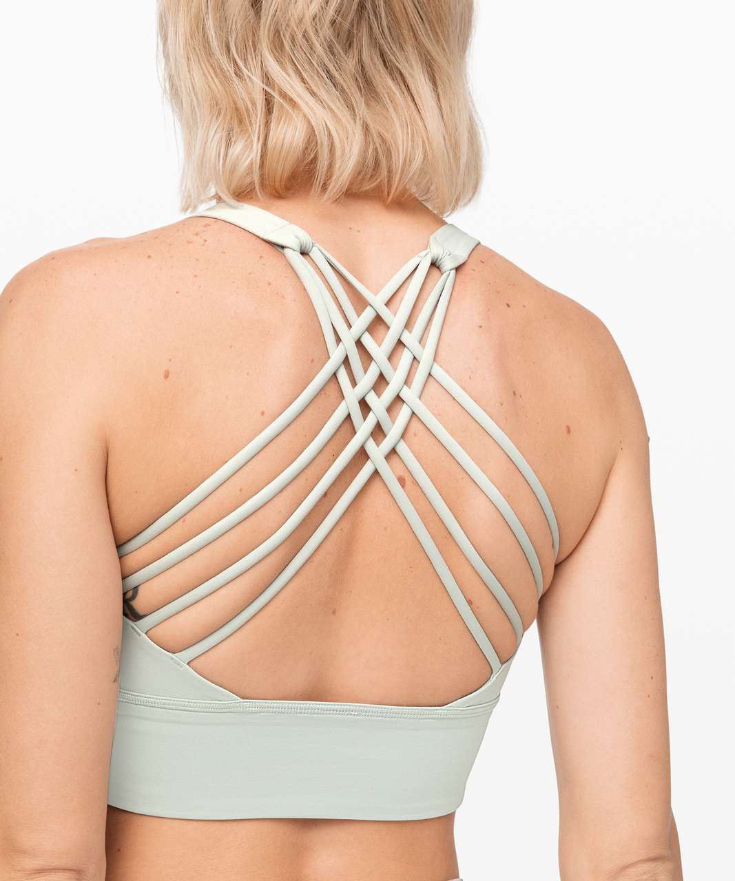 Lululemon Free to Be Bra Wild Long Line - Jade Grey