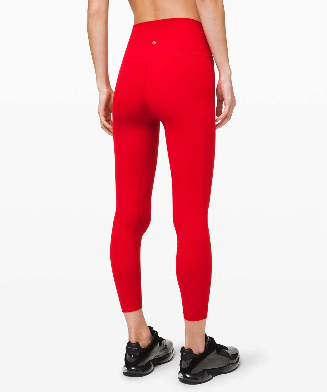 red lulu leggings