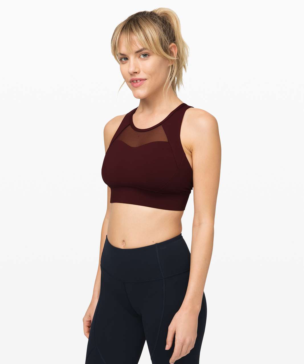 Lululemon Breathe it In Bra *Medium Support, C/D Cup - Garnet