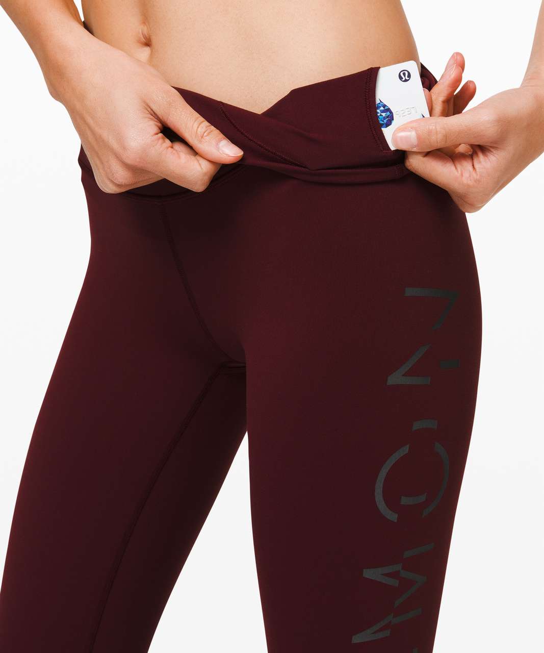 Lululemon Wunder Under High-Rise Tight 25" *Lunar New Year - Garnet