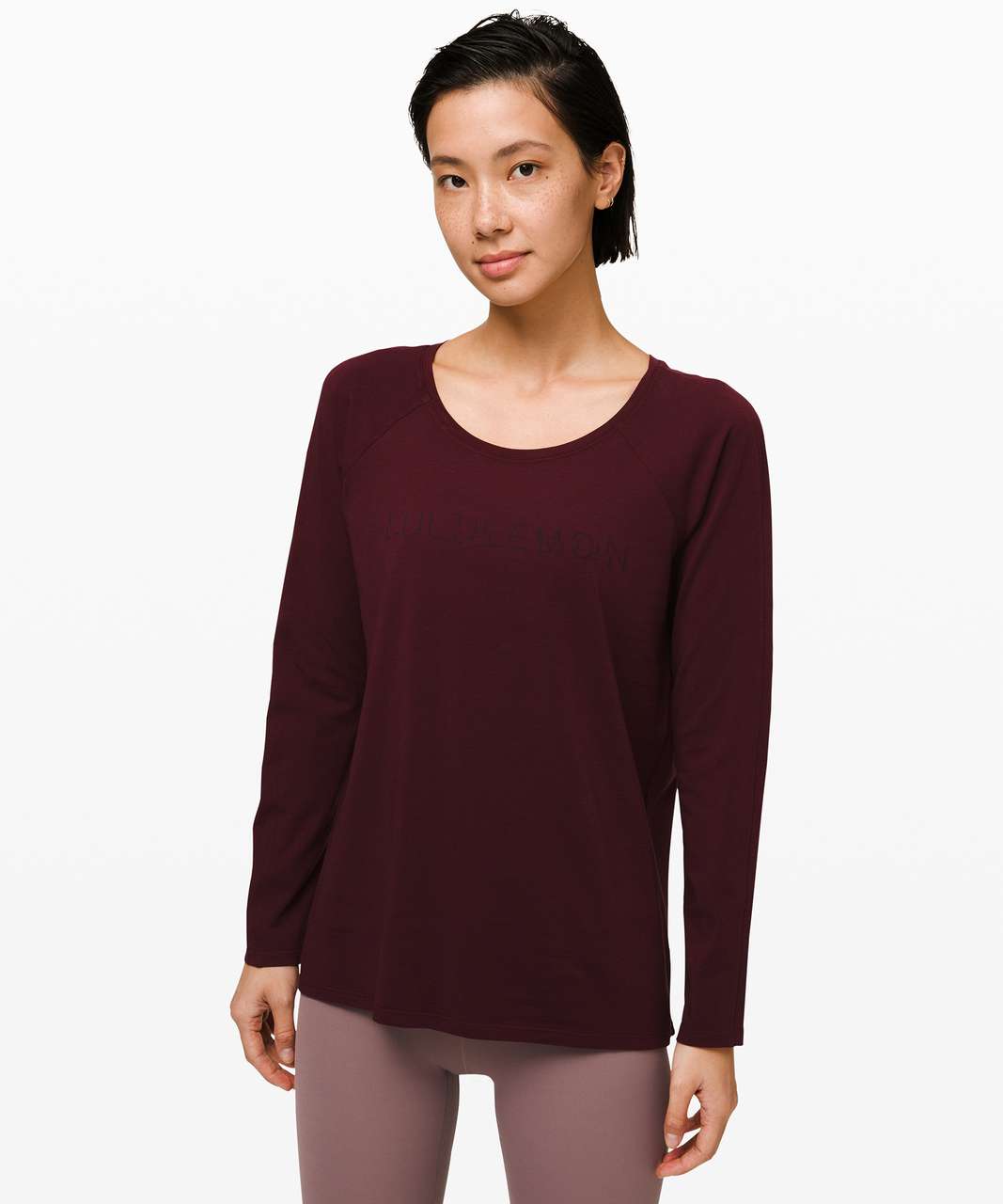 Lululemon Emerald Long Sleeve *Lunar New Year - Garnet - lulu fanatics