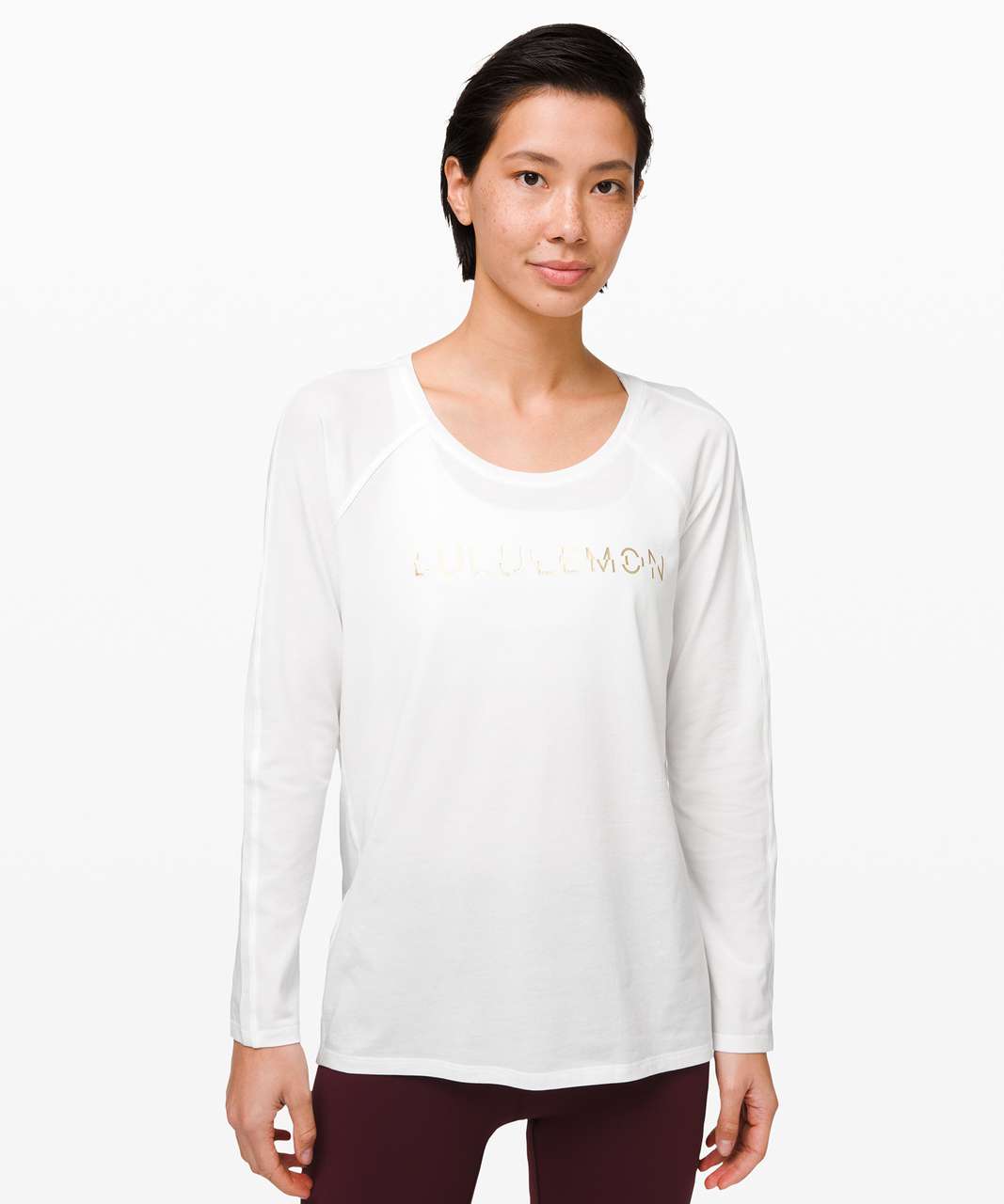 Lululemon Emerald Long Sleeve *Lunar New Year - White