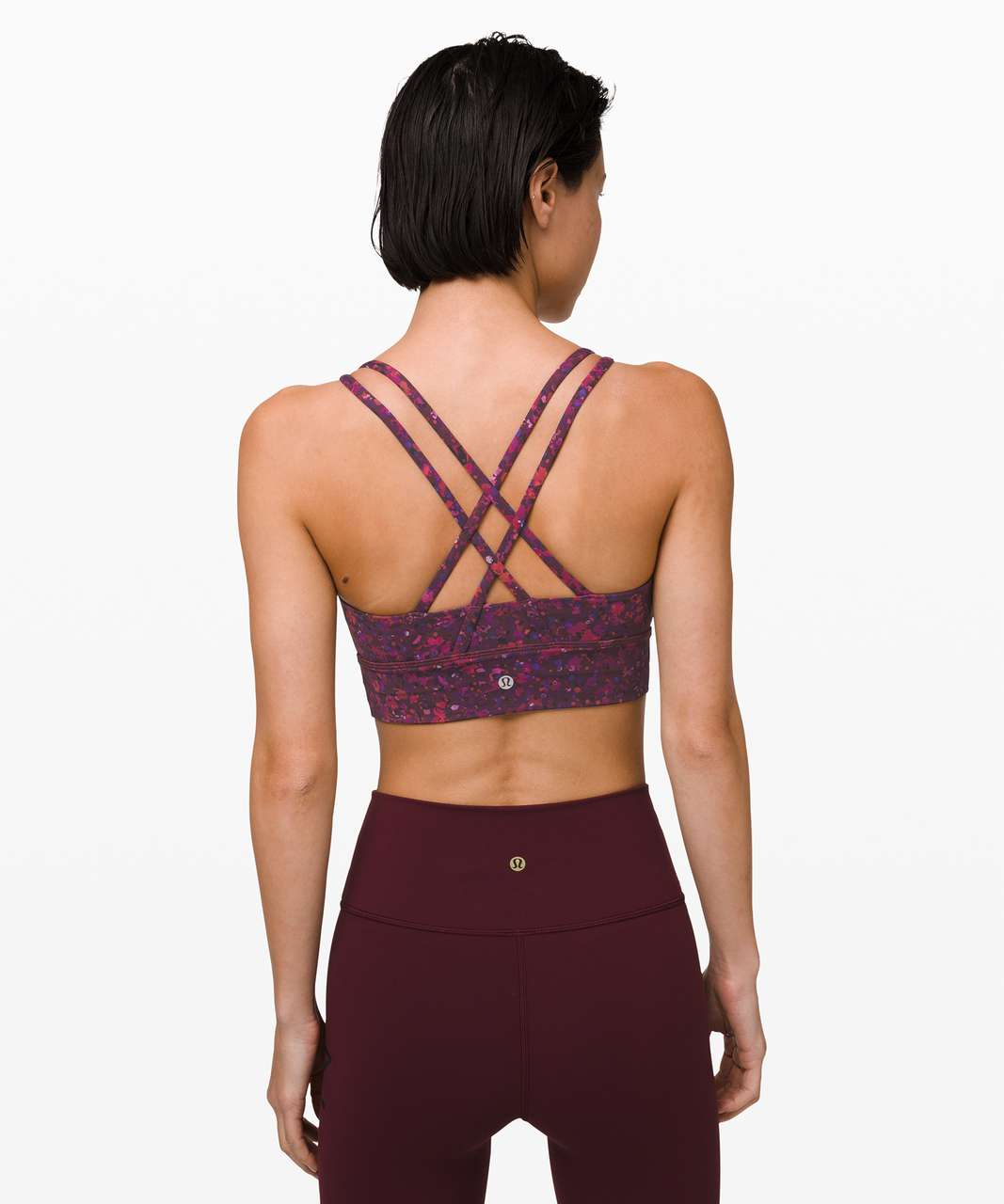 Lululemon Energy Bra - Plum - lulu fanatics