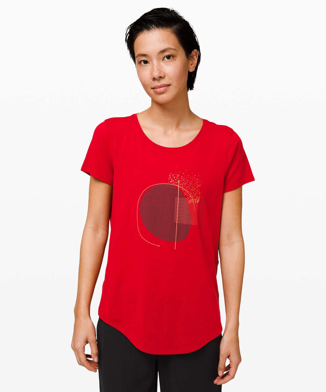 Lululemon All Yours Cropped Crew *Lunar New Year - Love Red - lulu fanatics