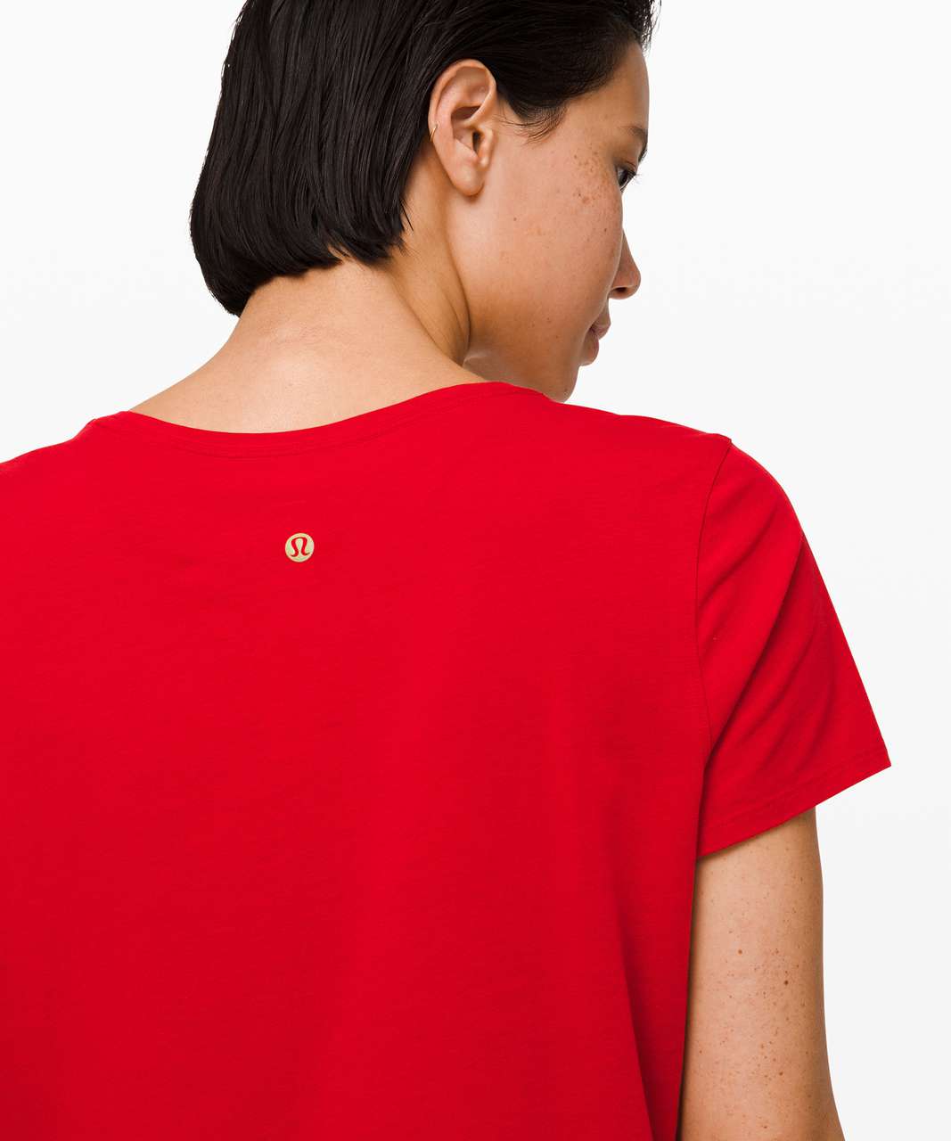 Lululemon All Yours Cropped Crew *Lunar New Year - Love Red - lulu fanatics