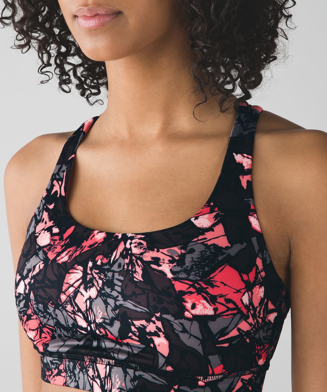 Lululemon Energy Bra - Mini Paint Storm Espresso Multi / Sunny