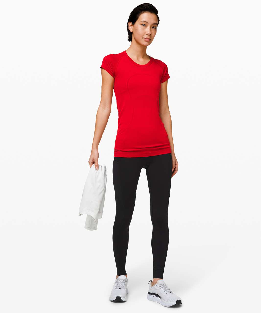 Lululemon Swiftly Tech Short Sleeve Crew *Lunar New Year - Dark Red / Dark Red