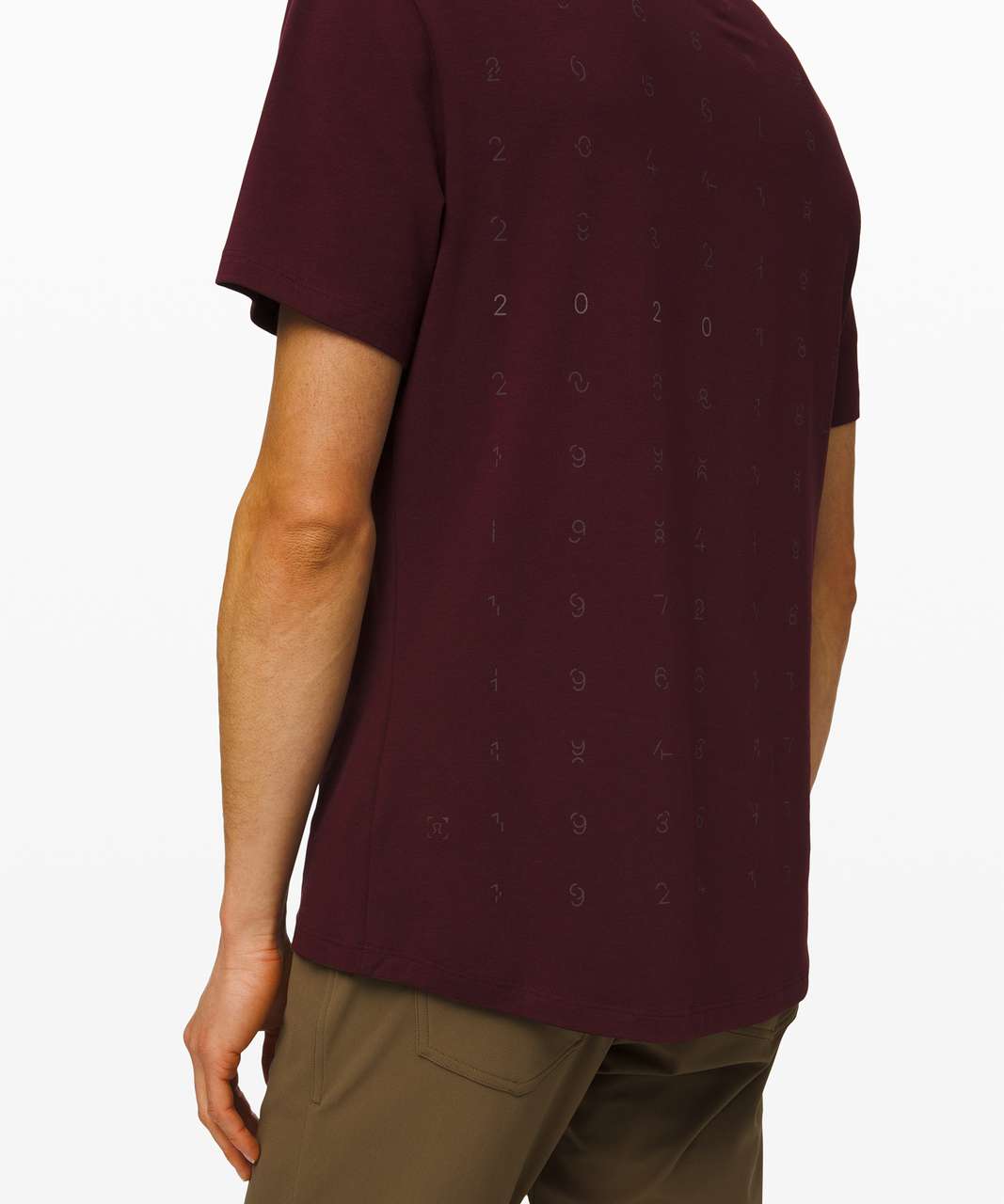 Lululemon 5 Year Basic Tee *Lunar New Year - Garnet