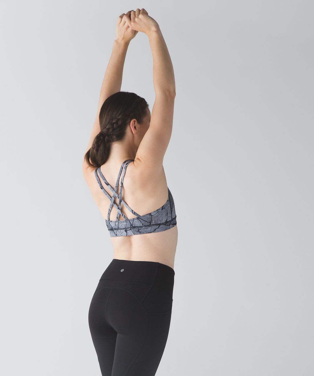 Lululemon Energy Bra - Mini Dottie Tribe White Black