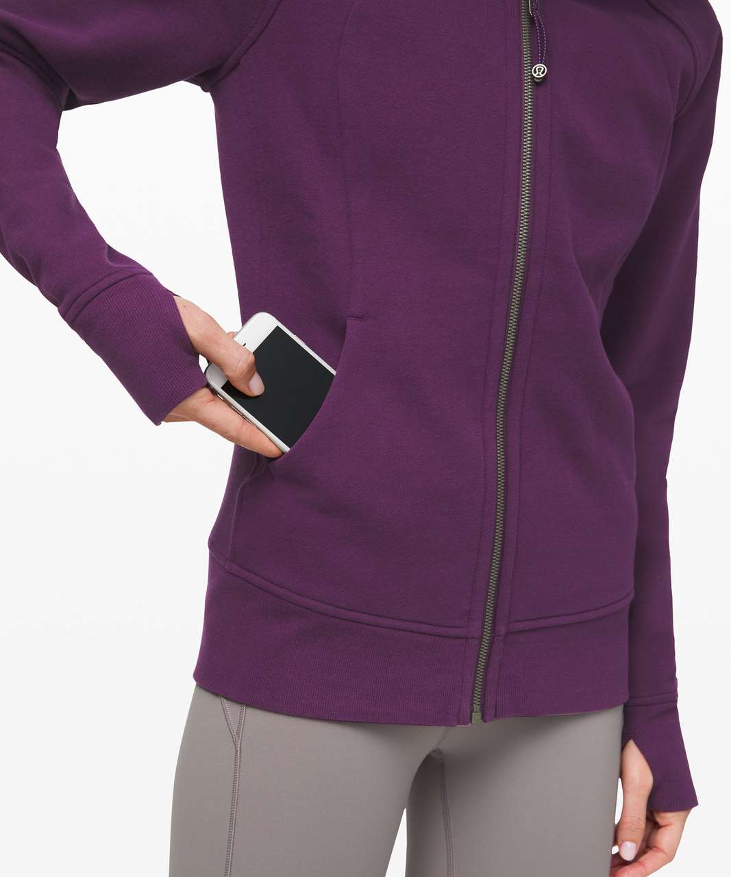 Lululemon Scuba Hoodie *Light Cotton Fleece - Galactic Grape