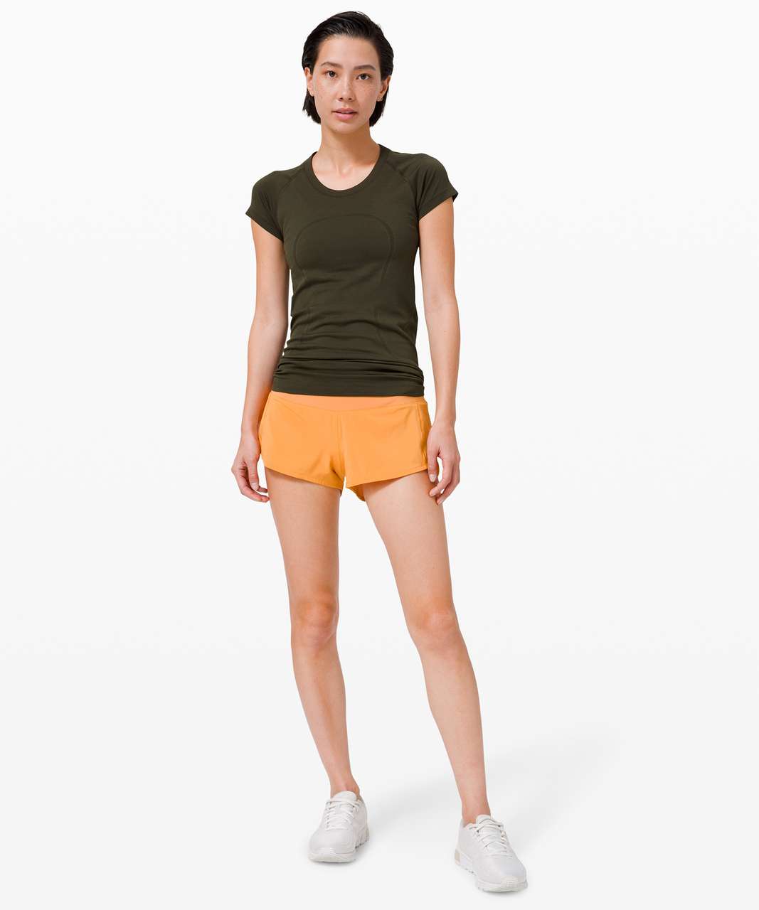 Lululemon Swiftly Tech Short Sleeve Crew - Dark Olive / Dark Olive