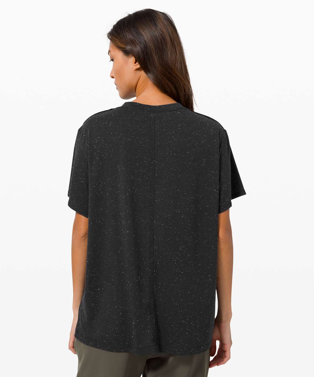 Lululemon All Yours Boyfriend Tee - Black / White