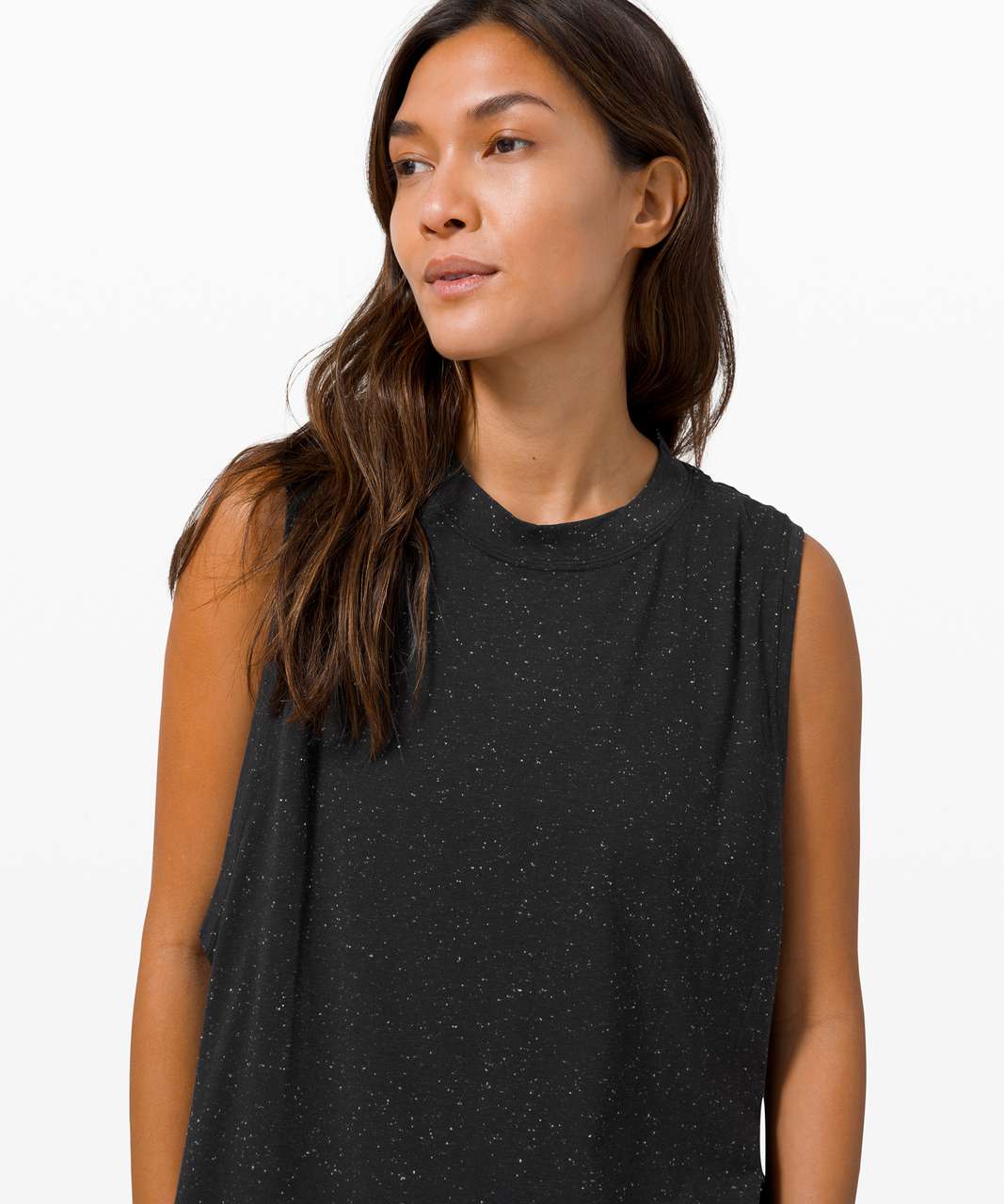 Lululemon All Yours Boyfriend Tank - Black / White