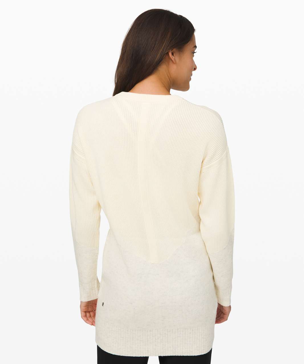 Lululemon Restful Intention Sweater - Angel Wing / Heathered Light Ivory