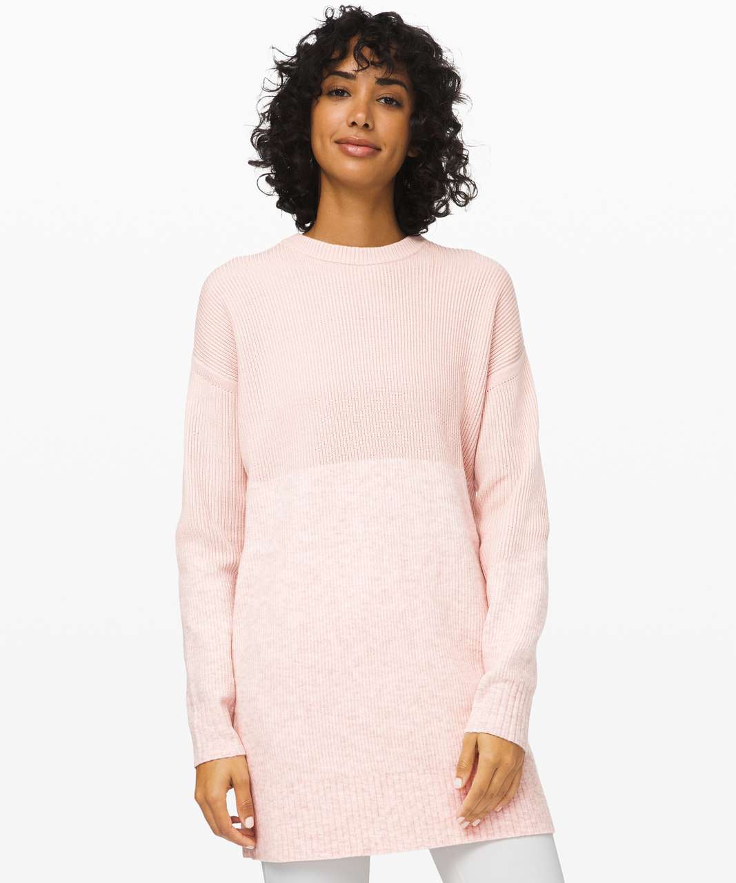 Lululemon Restful Intention Sweater - Pink Bliss / Heathered Pink Bliss