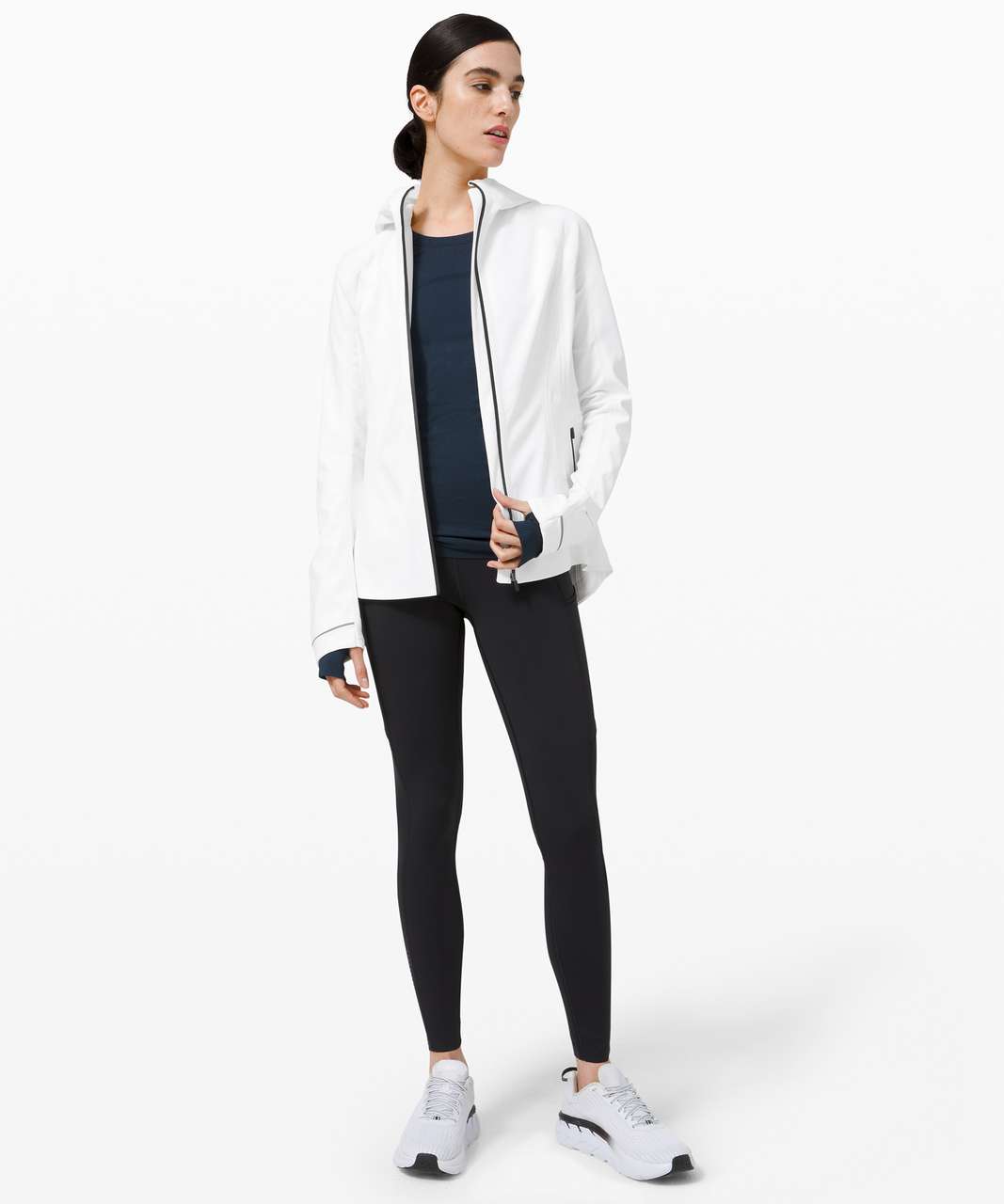 Lululemon Athletica Cross Chill Jacket in White - Athletic apparel