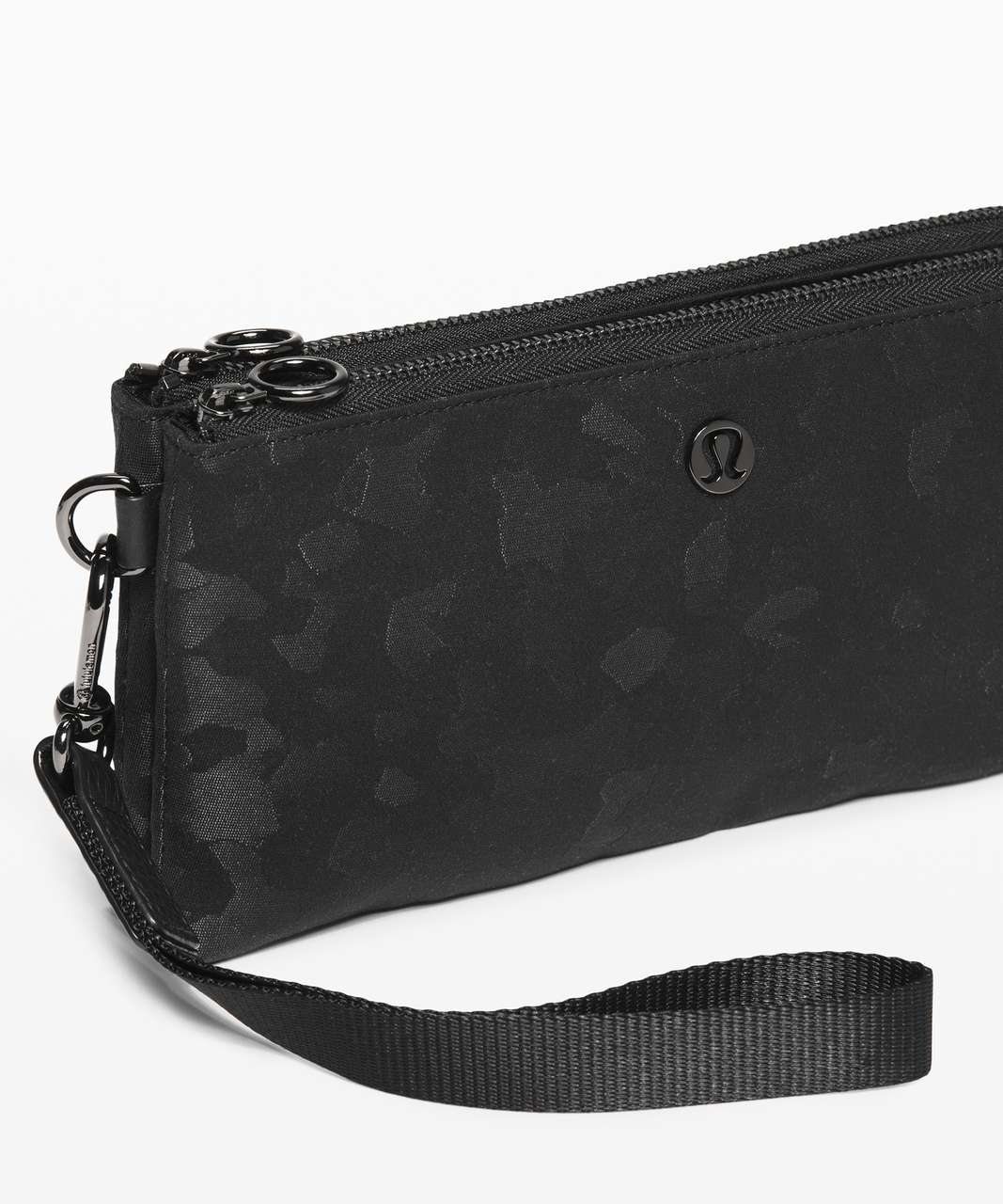 Lululemon Now and Always Pouch - Fragment Camo Jacquard Black Deep Coal