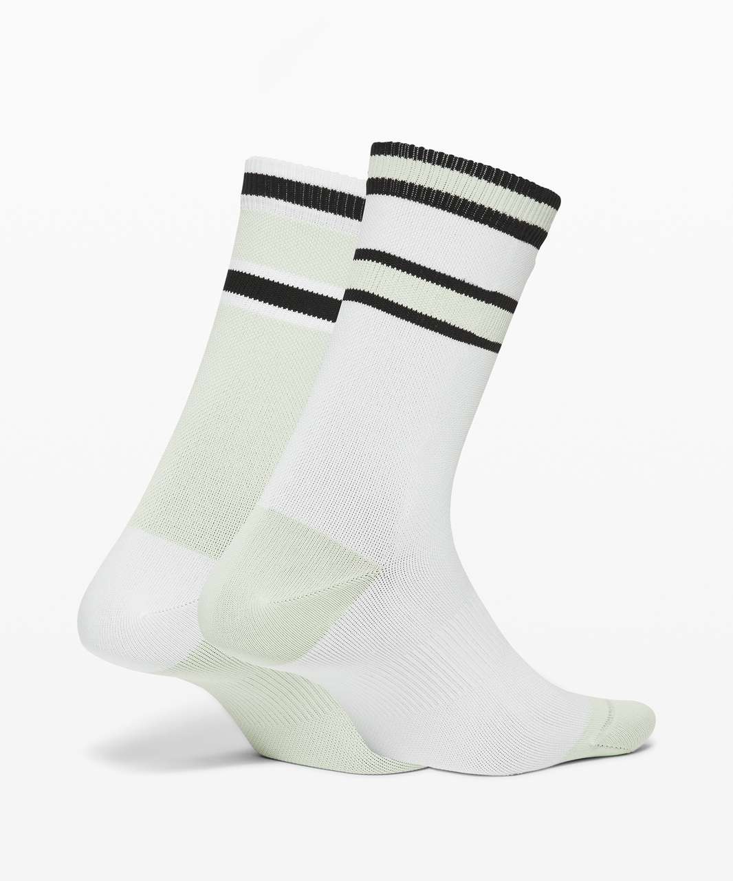 Lululemon Tale To Tell Quarter Sock *2 Pack - White / Springtime / Black