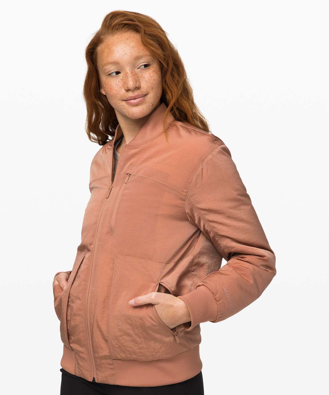 Lululemon Roam Far Bomber - Chalky Rose