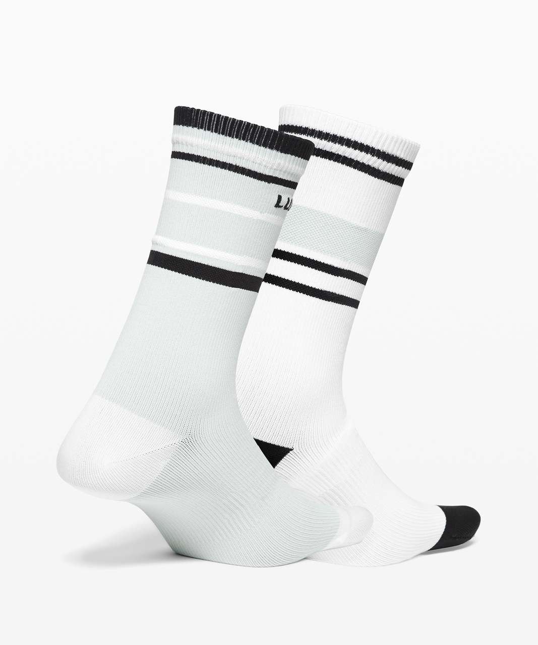 Lululemon Tale To Tell Crew Sock*2 Pack - White / Black / Vapor