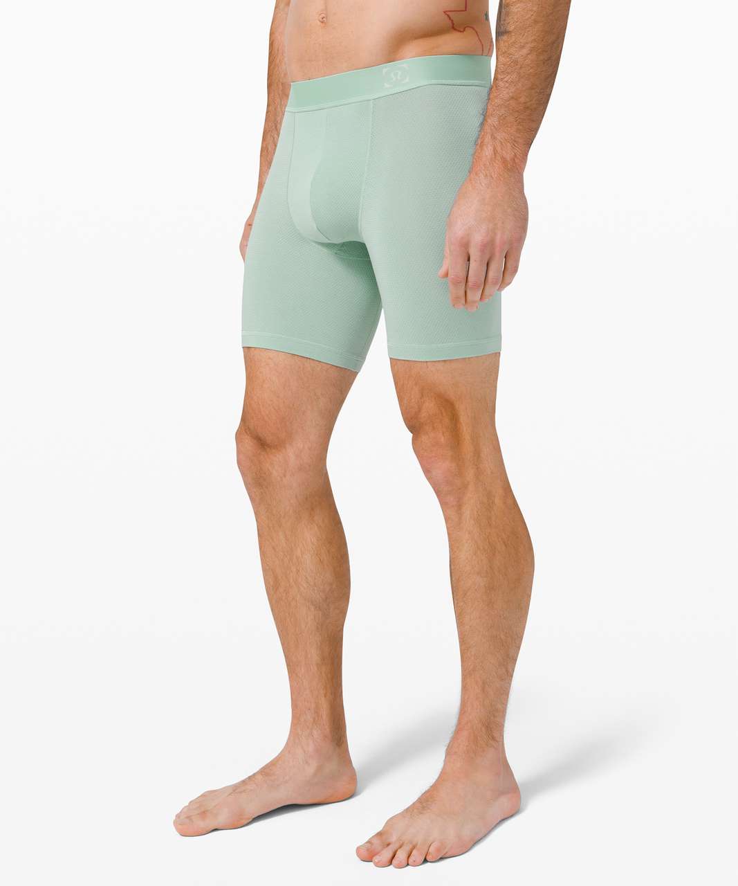 Lululemon Always in Motion Boxer Long Mesh - Sea Water