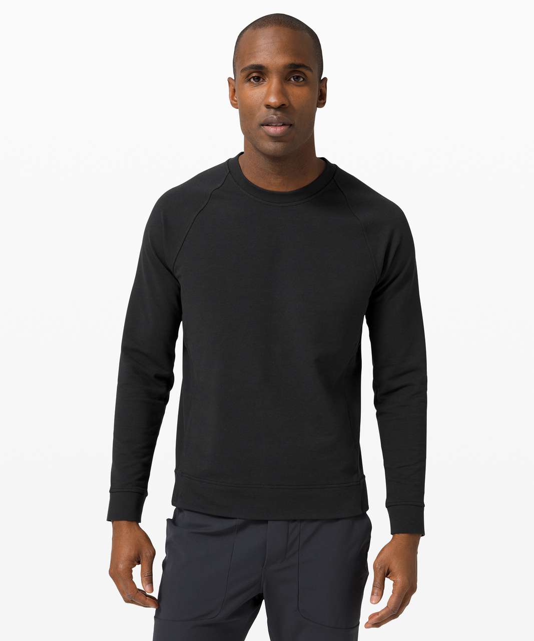 Lululemon sweatshirt crewneck black Z50416 Size 12 @X