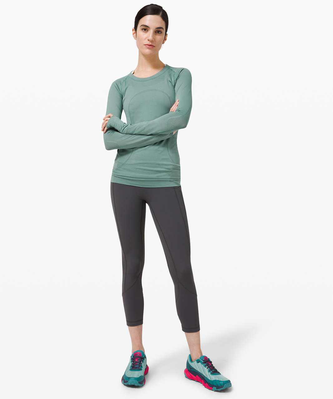 Lululemon Swiftly Tech Long Sleeve Crew - Tidewater Teal / Tidewater Teal