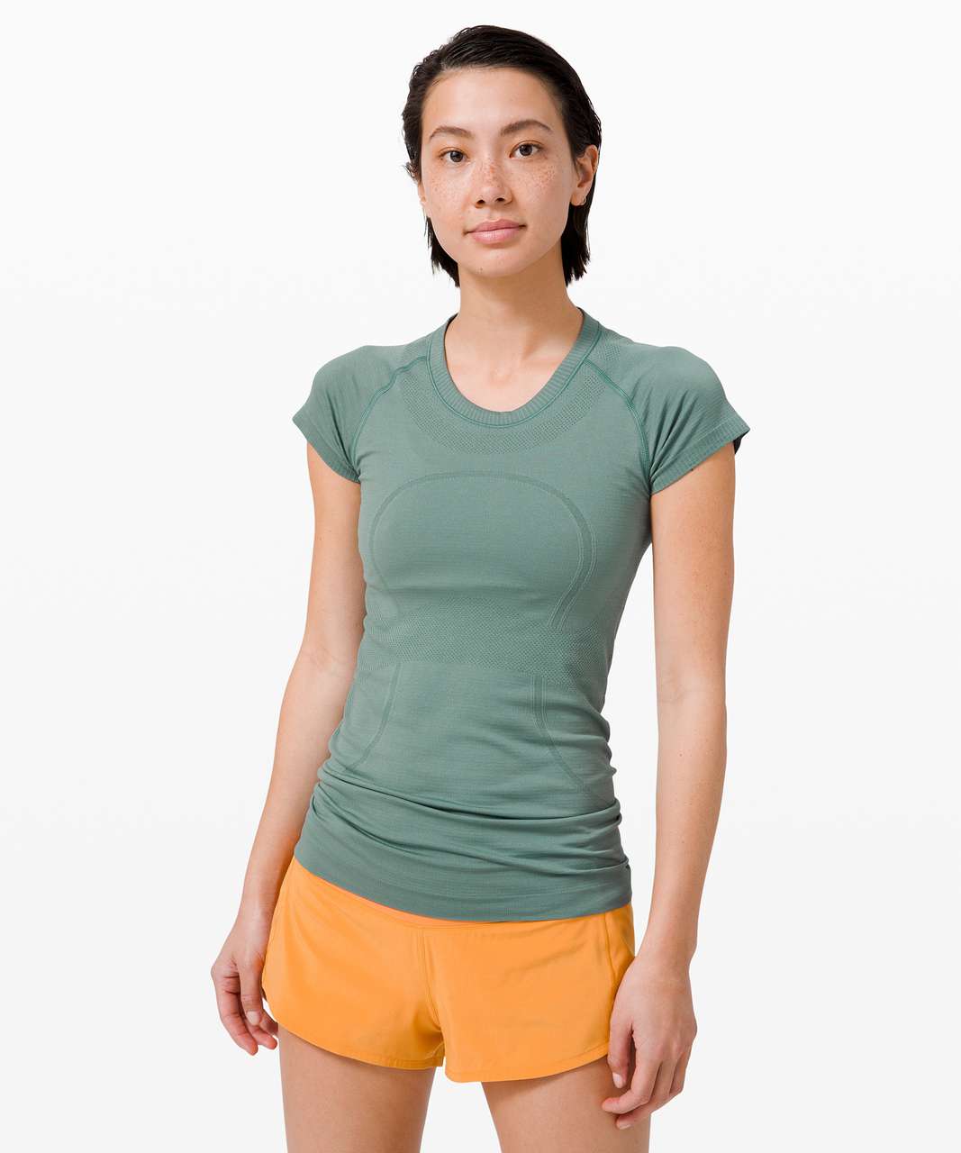 Lululemon Swiftly Tech Short Sleeve Crew - Tidewater Teal / Tidewater Teal  - lulu fanatics