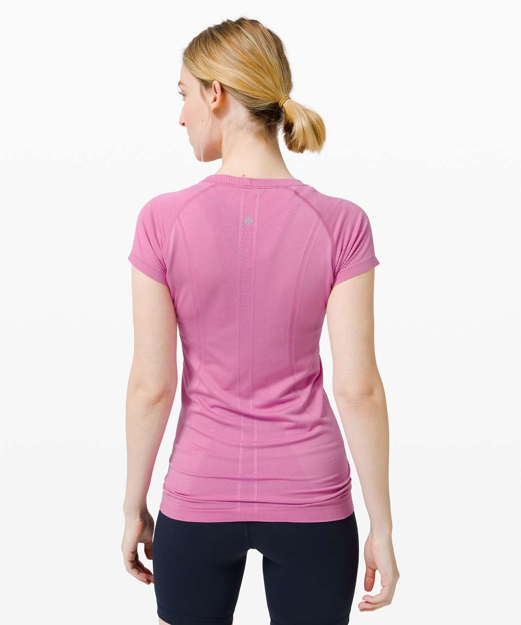 Lululemon Swiftly Tech Short Sleeve Crew - Magenta Glow / Magenta Glow