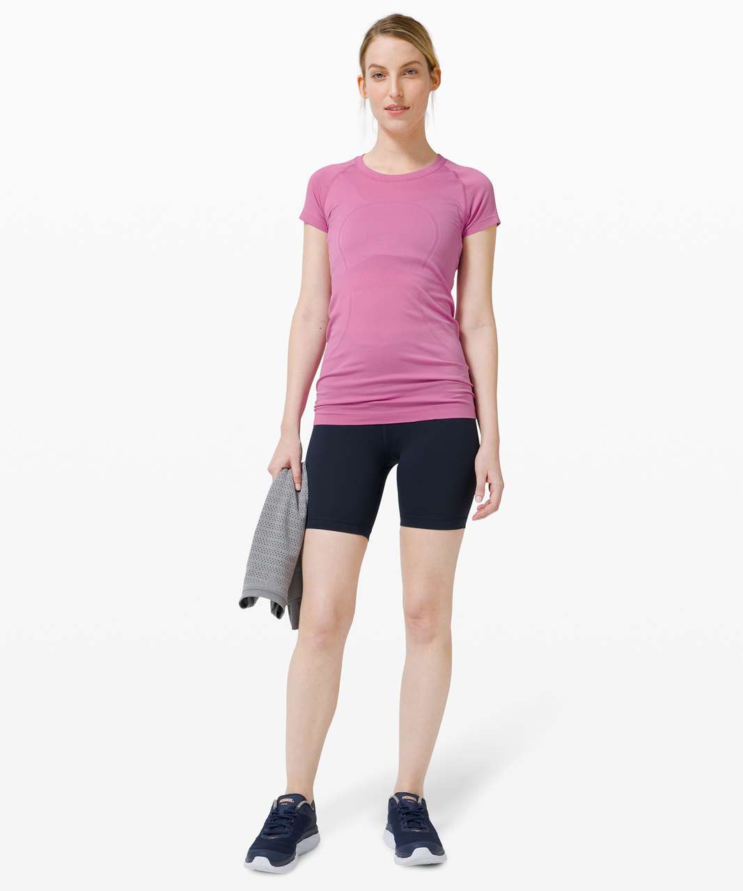 Lululemon Swiftly Tech Short Sleeve Crew - Magenta Glow / Magenta Glow