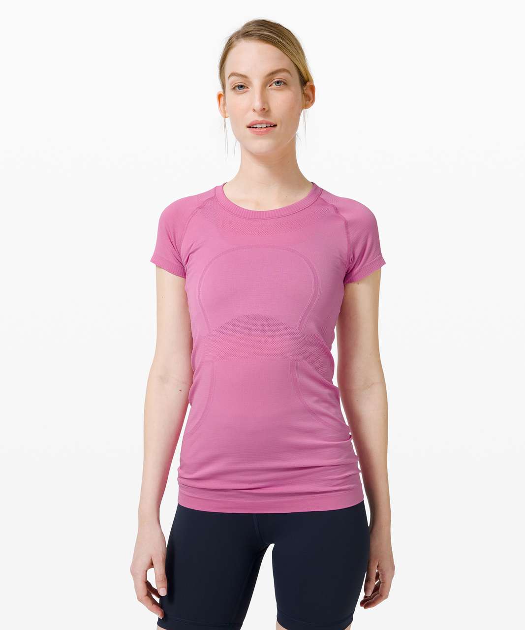 Lululemon Swiftly Tech Short Sleeve Crew - Magenta Glow / Magenta Glow